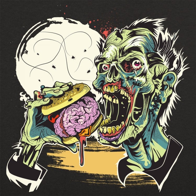 Zombie Burger Graphic